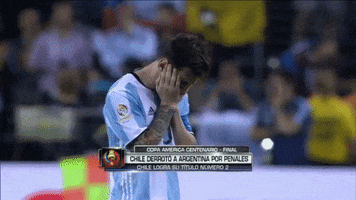 Sad Copa America GIF by Univision Deportes