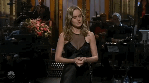 Brie Larson No GIF by Saturday Night Live - Find & Share on GIPHY