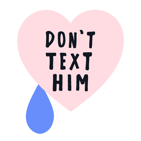 don't txt him gif