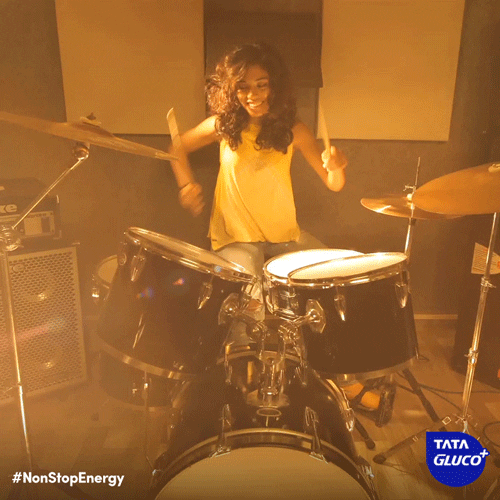 tataglucoplus drummer non stop energy GIF