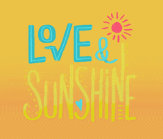 Sun Love GIF by Denyse®