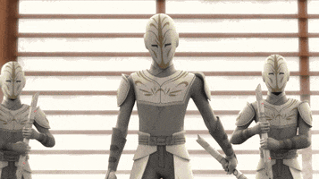 lightsabers jedi temple guard GIF by Star Wars