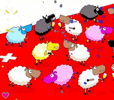 gif-it-or-leave-it dancing sheep schaefchen dsinein GIF