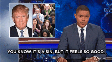pray donald trump GIF by The Daily Show with Trevor Noah