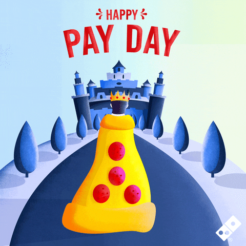 Pay Day Money GIF by Domino’s UK and ROI