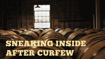 sneaking do a barrel roll GIF by Buffalo Trace Bourbon