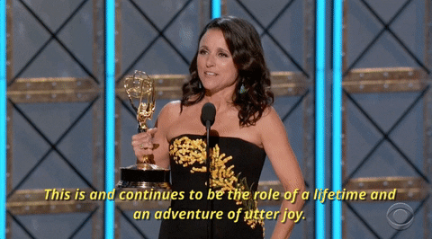 Julia Louis Dreyfus 2017 Emmy win