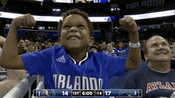 flexing orlando magic GIF by NBA