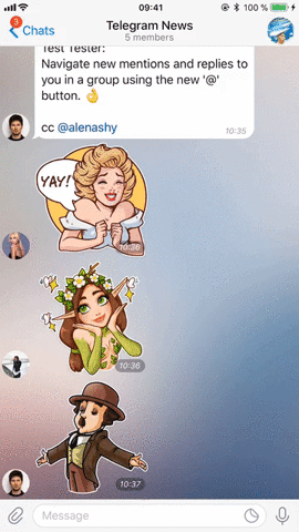 Skorpion telegram stickers GIF