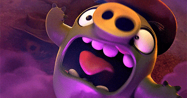 halloween screaming GIF by Angry Birds