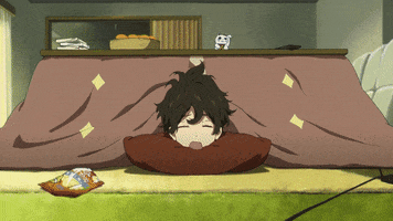 wake up bed hair GIF by Funimation
