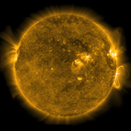 sun flare GIF by NASA