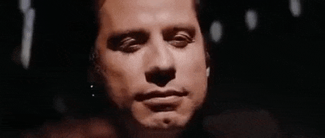 pulp fiction smiling GIF