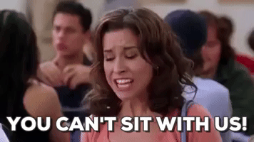You Cant Sit With Us GIFs - Find 