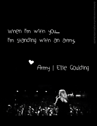 darknesreminduswherelightcanbe fans army ellie goulding GIF
