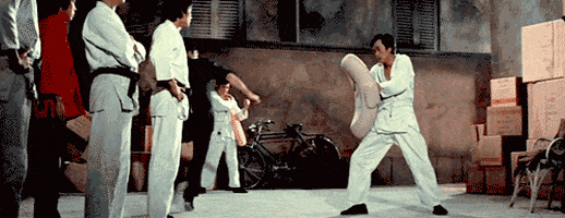 Bruce Lee Kick GIF