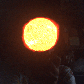 Space Sun GIF by Jon Burgerman