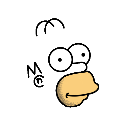 The Simpsons Face Sticker