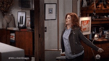 happy will and grace GIF by NBC