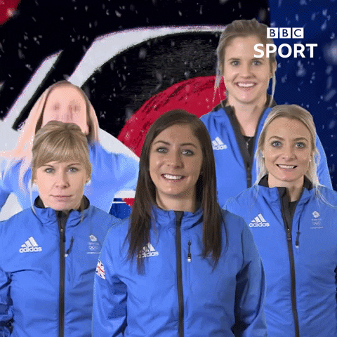 winter olympics party GIF by BBC