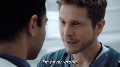 Image result for i am never wrong gif