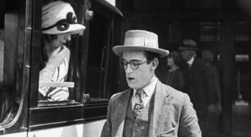 Harold Lloyd Kiss GIF