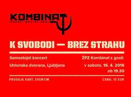 karmenmlinar vabilo na koncert zenskega pevskega zbora kombinat GIF