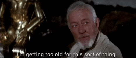 im getting too old for this episode 4 GIF by Star Wars