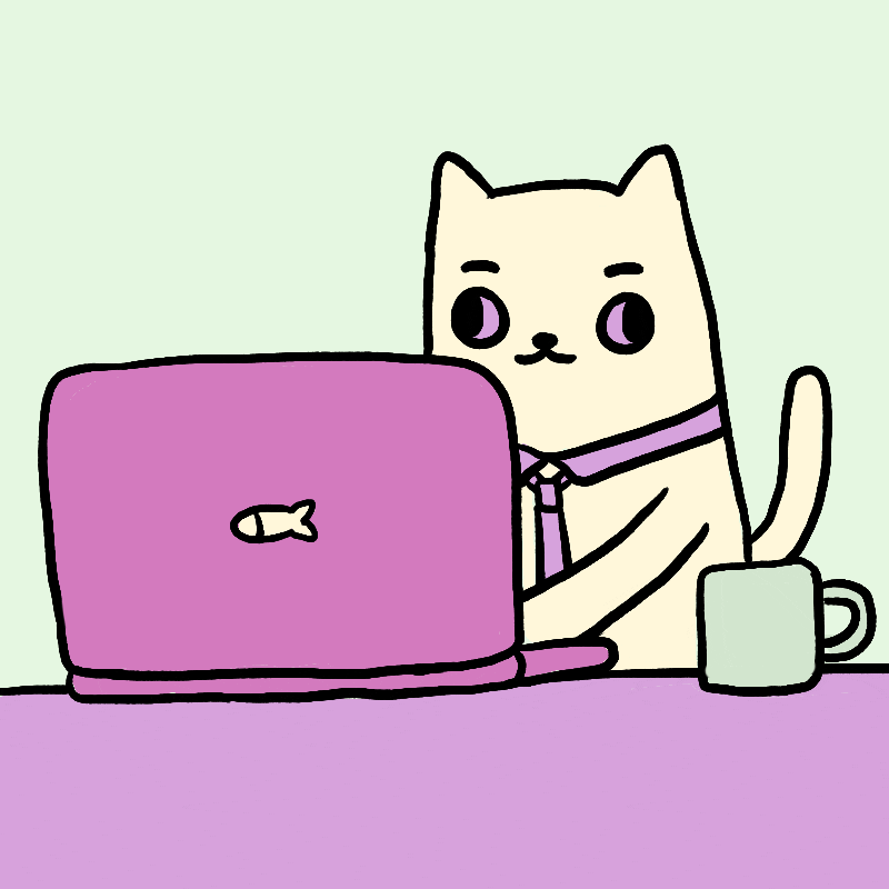 office cat GIF by Percolate Galactic