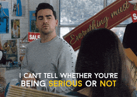 Giphy - serious schitts creek GIF by CBC