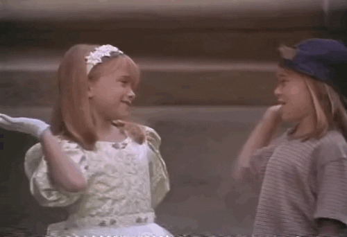 High Five Ashley Olsen GIF - Find & Share on GIPHY