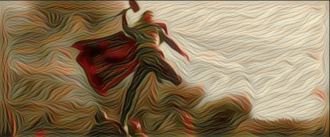 fathertime thor deepdream deep dream GIF