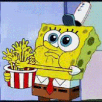 wakyzaky2012 yummy eating spongebob gross GIF