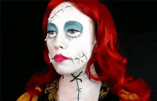 Nightmare Before Christmas Makeup GIF by instructables