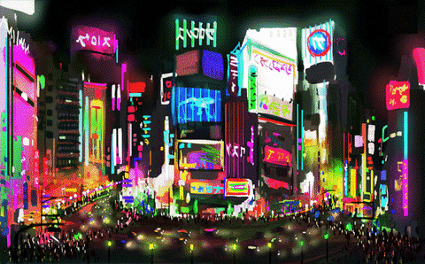 Night Life Japan GIF by PHAZED - Find & Share on GIPHY