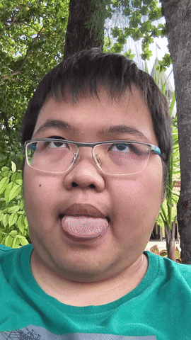 potsawats funny face boomerang app GIF