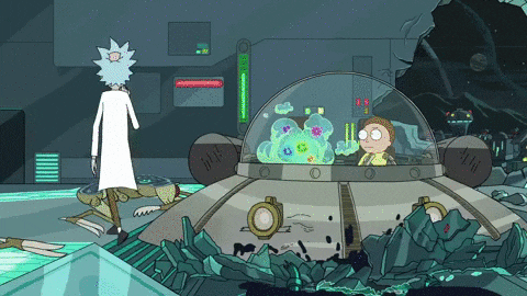 Rick and morty scifi adult swim GIF - Find on GIFER