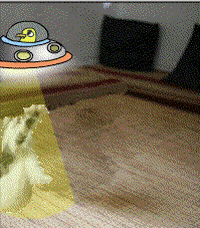 lucianoferreira cat gato ovni GIF