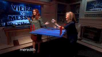 winning debra messing GIF by The Meredith Vieira Show