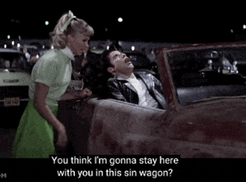 drive in grease GIF