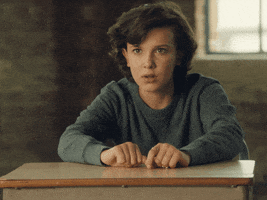 shocked millie bobby brown GIF by Converse