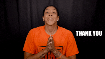 Candace Parker Thank You GIF by WNBA