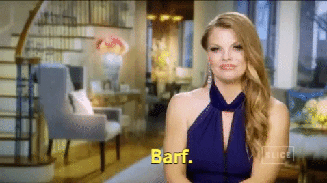 Real Housewives Barf GIF by Slice - Find & Share on GIPHY