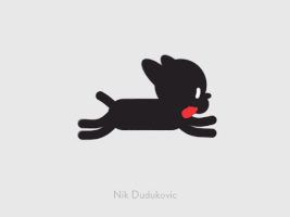 dog 2d GIF by Nik Dudukovic