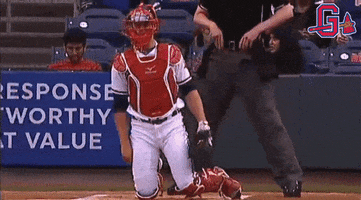 horns 2 outs GIF by Gwinnett Braves