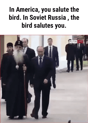 dirty russia putin bird salute vladimr putin GIF
