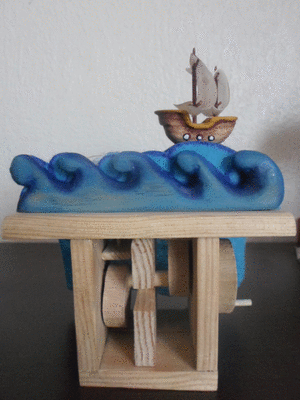 yohanacermellivalencia barco miniature automate GIF