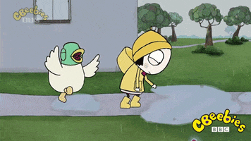 Happy Sarah And Duck GIF by CBeebies HQ