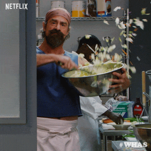 Wet Hot American Summer Cooking GIF by NETFLIX