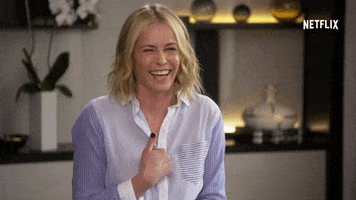 stop laughing not funny GIF by Chelsea Handler